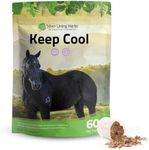 Silver Lining Herbs Keep Cool Horse Calming Supplement - Horse Health Calm & Focus Supplement - Horse Calming Supplements with Natural Herbs including Chamomile, Echinacea, & More - 1 lb 60-Day Supply