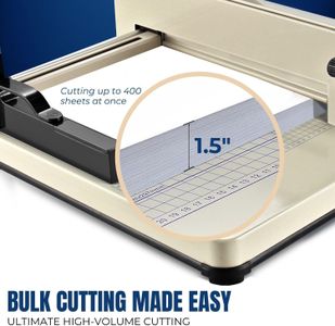 Flexzion 12" Guillotine Paper Cutter – Heavy Duty Trimmer