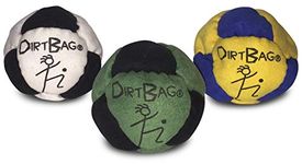 Dirtbag Footbag Classic Sand-Filled Hacky Sack Three Pack - Assorted Colors