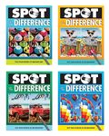 Spot The Difference Puzzle Books, Pack of 4 Picture Puzzle Books for Adults and Kids with Over 65 Picture Puzzles, Train Your Brain with Fun Puzzle Activities for All Age