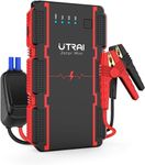 Jump Starter Power Pack,UTRAI 2500A Portable Car Battery Booster Jump Starter with Jump Leads,Quick Charge,LED Flashlight( Up to 7L Gas/5.5LDiese)Car Jump Starter for 12V Vehicle Pickup SUV Motorcycle