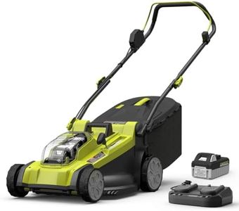 ionRUSH 48V Cordless Brushless Lawn Mower Kit with 4.0Ah Battery, Dual Port Charger & 12-Gallon Collection Bag, 17-Inch Deck, One-Touch 7-Position Height Adjustment