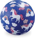 Crocodile Creek - Unicorns - Rubber Playground Ball, 5", for Kids Ages 3 & Up