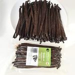 50 Tahitian Vanilla Beans Grade A by FITNCLEAN VANILLA for Baking, Extract and Paste. ~5" Bulk Fresh Raw NON-GMO Whole Gourmet Pods