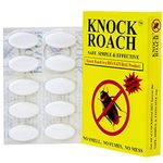 KNOCK ROACH 6 Pack EcoFriendly Cockroach Repellant for Kitchen Diningroom Bathroom Bedroom Indoor Outdoor NOSMELL NO MESS VERY EFFECTIVE NO HARM to CHILDREN & PETS Best Results 120Tablets in 6 pack