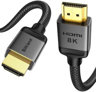 Silkland Long 10K 8K HDMI 2.1 Cable 40ft, (Upgrade Braided) Ultra High Speed HDMI Cable [8K@60Hz, 4K@120Hz] 48Gbps, HDR 10+, eARC, ARC, HDCP 2.2/2.3, Compatible for PS5/Xbox/Soundbar/Roku TV