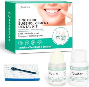 Tooth Repair Kit,Zinc Oxide Eugenol - Dental Cement,Cavity Filler for Teeth,for Crowns & Bridges Filling,Dental Glue, Improves Smile