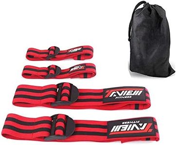 (1 Set (Red)) - TAVIEW Occlusion Training Bands for Blood Flow Restriction Training and Fast Muscle Growth Without Lifting Heavy Weights