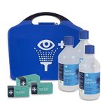 Reliwash REL903 Complete Triple Eye Wash Station, Aura Box, Multi, 51 Count