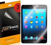 [3-Pack] Supershieldz- Apple iPad Mini 3 / iPad Mini 2 / iPad Mini Screen Protector Anti-Bubble High Defintion (HD) Clear Shield + Lifetime Replacements Warranty [3-Pack] - Retail Packaging