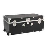 Seward Rover 30" Trunk with Wheels & Lock, Black