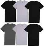 Fruit of the Loom Men's Pocket T-Shirt Multipack, 6 Pack - Assorted Colors, Large