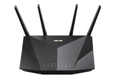 ASUS RT-AX5400 Dual Band WiFi 6 Extendable Router, Subscription-Free Network Security, Instant Guard, Advanced Parental Controls, Built-in VPN, AiMesh Compatible, Gaming & Streaming, Smart Home, USB