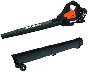 Worx 40V 4.0Ah Cordless Leaf Blower/Vac/Mulcher Power Share - WG583 (Batteries & Charger Included)