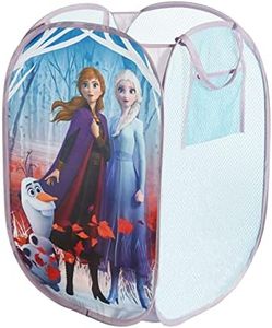 Frozen 2 Pop Up Hamper Featuring Anna & Elsa, 21" H x 13.5" W X 13.5" D