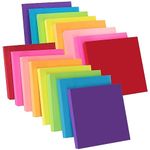 (16 Pack) ZCZN Sticky Notes 3x3 Inches, 1600 Sheets 8 Bright Color Self-Stick Note Pads, Easy to Post for Office, Home, Meeting, School