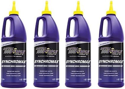 Royal Purple 01512 Set of 4 Synchromax Manual Transmission Fluid 1-Quart Bottles