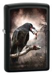 Zippo GOTH-RAVEN EYEBALL, Licorice Matte 28319