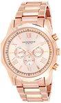 Akribos XXIV Men's Swiss Quartz Stainless Steel Automatic Watch, Rose Gold-Toned (Model: AK940RG)