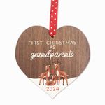 New Grandparents decoration | First Grandparent Christmas | Gift xmas bauble | new baby grandchild