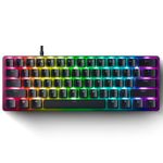 Razer Huntsman Mini 60% Gaming Keyboard: Fastest Keyboard Switches Ever - Clicky Optical Switches - Chroma RGB Lighting - Pbt Keycaps - Onboard Memory - Classic Black - Clicky Optical Switch