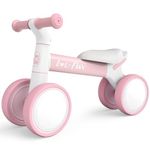 LOL-FUN Baby Balance Bike 1 Year Old, Baby First Bike for One Year Old Boys and Girls, Toddler Trike Bicycle for 12-18 Months Baby Walker 4 Wheels