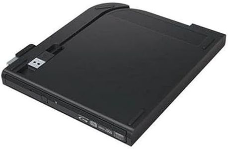 BUFFALO MediaStation Portable Blu-ray Drive/External, Plays and Burns Blu-Rays, DVDs, and CDs with USB Connection. Compatible with Laptop, Desktop PC and Mac.