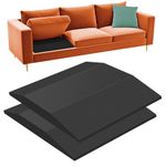 HZCGJMY Couch Cushion Support for Sagging Seat Firm Density Foam Insert Trapezoidal Sofa Cushion Support Replacement for Furniture Sagging Couch Support Under Cushion 2PC