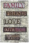 Blossom Bucket 161-37502"Family Friends Love Decorative Wall Sign with Easel