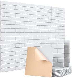 Soundsbay Placas acústicas autoadhesivas, 12 unidades, aislamiento acústico, aislamiento acústico, pared de alta densidad, tipo ladrillo, placas insonorizadas para tratamiento acústico y decoración de