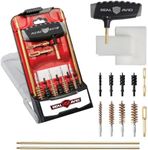 Real Avid PRO Handgun Cleaning Kit – Multi-Caliber Pistol Cleaning Kit for .22, 9mm, .357, .38, .40, .44 & .45 – Brass Rod, Bore Brushes, Jags, Patches & Crush-Proof Range Case