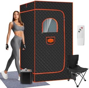 OneAmg Sauna Box,Portable Sauna for Home,2024 Sauna Tent with 3L 110V Steamer,9 Levels,36 * 36 * 71inch