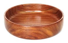 Curiofact Wooden Decorative Bowl, Sheesham Bowl, Fruit Bowl, Dry Pot Pouri Bowl, Serving Tray, Key Bowl (7 Inch) - 500 Ml