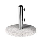 KEPLIN Parasol Base Stand 20kg – Heavy Duty Granite Patio Umbrella Holder for Garden, Outdoor Furniture, Canopy, Gazebo, Awning – Weather Resistant – Fits 45mm Pole (20kg, Granite)