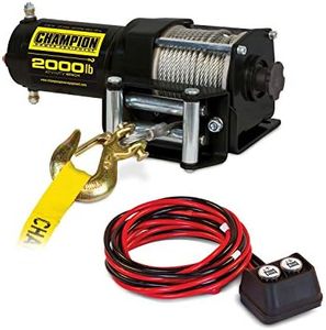 Champion Power Equipment 2000-lb. ATV/UTV Winch Kit