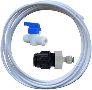 Kit De Conexión para la Instalación De Filtros De Nevera Vyair para Refrigeradores de Estilo Americano Adecuado para Samsung, LG, Daewoo, Bosch, GE, Whirlpool con Tubo de 1/4" Y Tubo de 5m