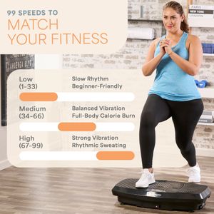 LifePro Hovert 3D Vibration Plate – Full Body Exercise Machine