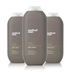 Method Men's Cedar + Cypress Shower Gel 510ml - Pack of 3 - Packaging May Vary