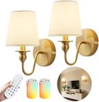 Battery Operated Wall Sconces set o