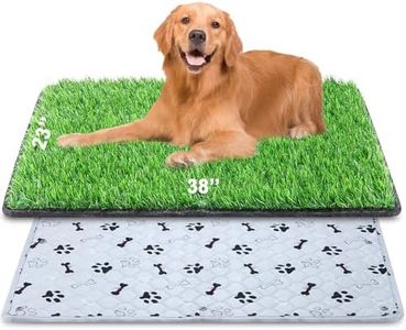 Annexfun Dog Grass Mat With Pee Pad 38×23