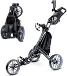 DRUIDS 3 Wheels Golf Push Cart, Ext