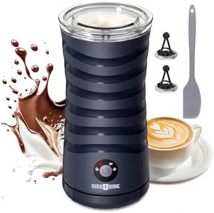 PARIS RHÔNE Milchaufschäumer Elektrischer, 4-in-1-Milchaufschäumer, Geeignet für Heißen und Kalten Milchschaum, Warme Milch, 240 ml Milchaufschäumer Induktion, Blau