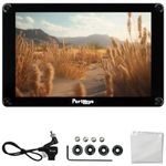 Portkeys HS8 Camera Monitor 8" 1100nit Brightness with 3G SDI in/Out Field Monitor, Custom Operating System and Aluminum Housing with Dual NP-F Battery Plates 3D LUT 4K HDMI Input