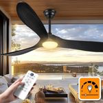Haipeel 52 Inch Ceiling Fans with L