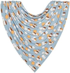 Posh Peanut Baby Swaddle Blanket & Beanie - Matching Newborn Swaddle Set, Doubles As Receiving Blanket or Nursing Cover (Marshal)