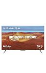 Amazon Ember 65" Mini-LED Series with Fire TV, QLED 4K UHD smart TV, Dolby Vision IQ, ambient experience, 144 Hz gaming mode, local dimming, hands-free with Alexa, 2024 release