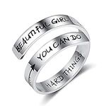 Adjustable Silver Rings for Girls S