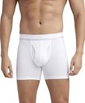 Jockey HG17 Men's Tencel Micro Modal Elastane Stretch Solid Boxer Brief with Natural Stay Fresh Properties_White_L