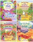 My First Book about Islam Children Collection 4 Books Gift Set (My First Book about the Allah, Prophet Muhammad, Salah & Quran)