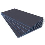 Tile Backer Boards 10mm / 3.6m2-1200 x 600mm, Waterproof Insulation for Underfloor Heating (5 Boards)